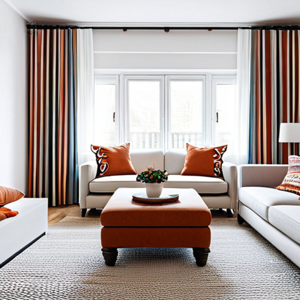 전통주택 실내 디자인 - Traditional Motifs, Modern Living Room**

"A modern living room interior featuring a white wall with...