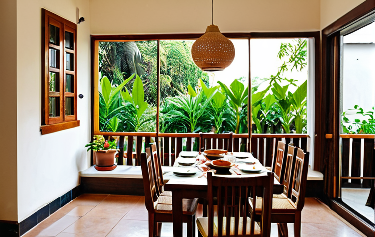 전통주택의 전통적인 가구 배치 - **A Serene Bengali Living Room bathed in natural light:** Envision a spacious, traditional Bengali l...